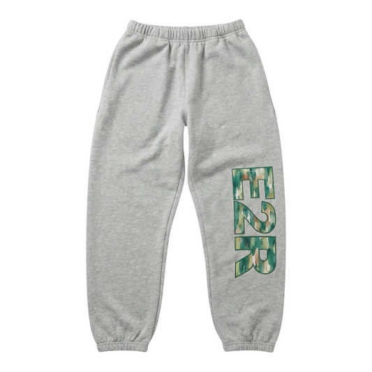 watercolour camo joggers grey