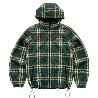 plaid all weather coat