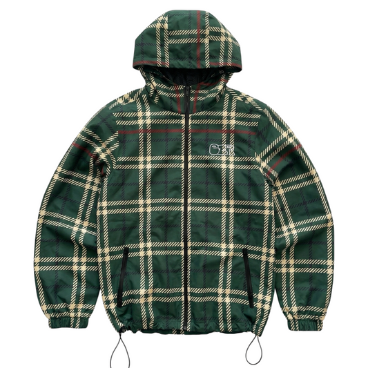 plaid all weather coat