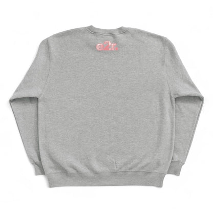 side logo sweater grey