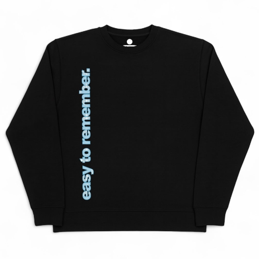 side logo sweater black