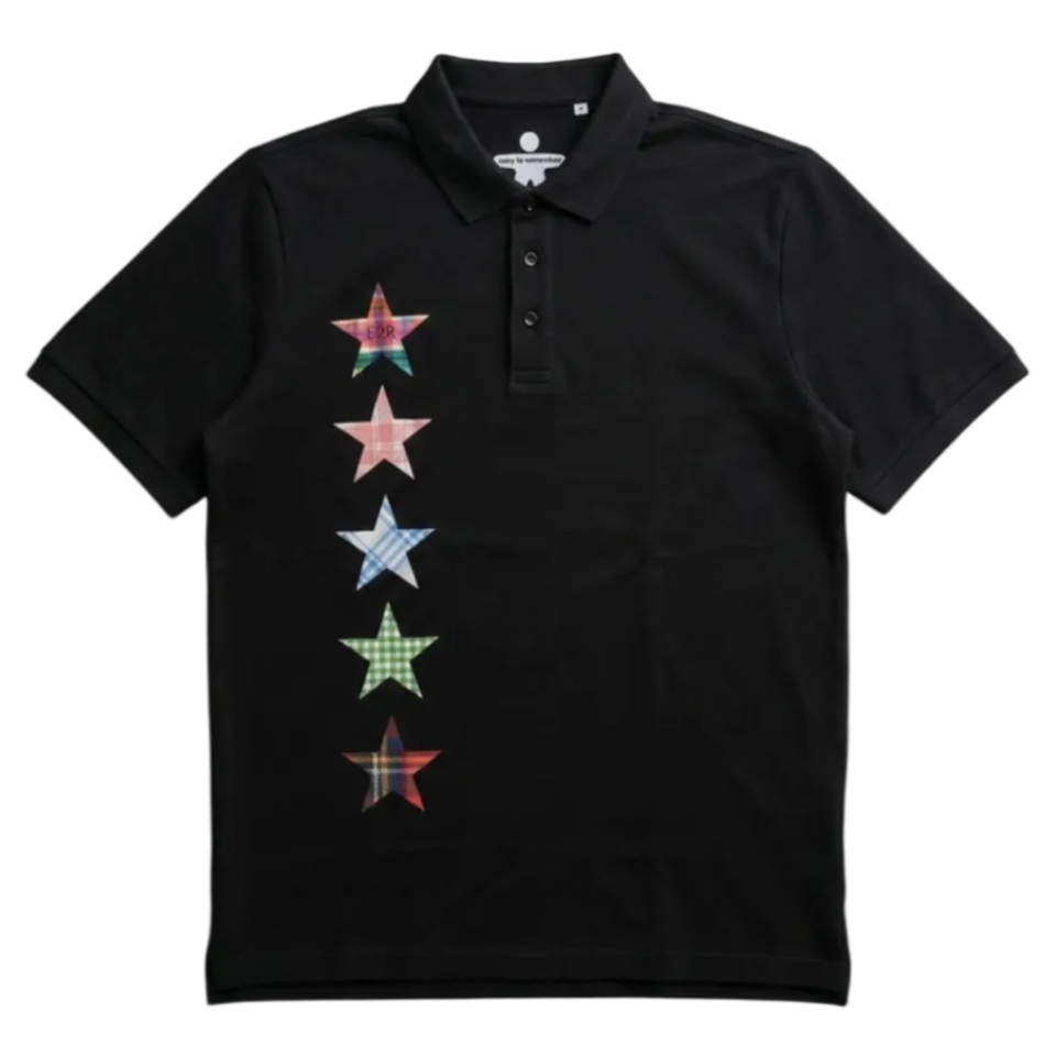 all star polo black