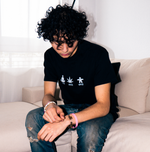 body mind spirit tee - black