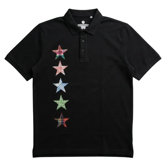 all star polo black