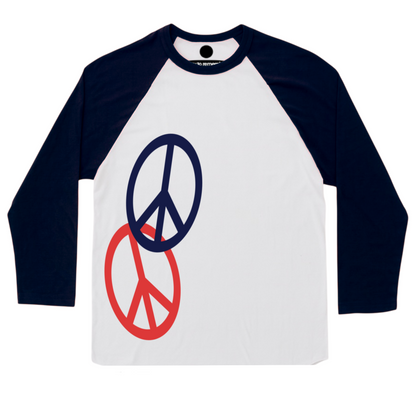 peace longsleeve blue