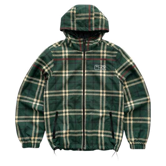 plaid all weather coat