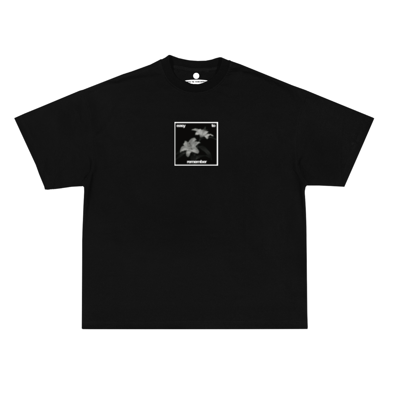 lillies tee black