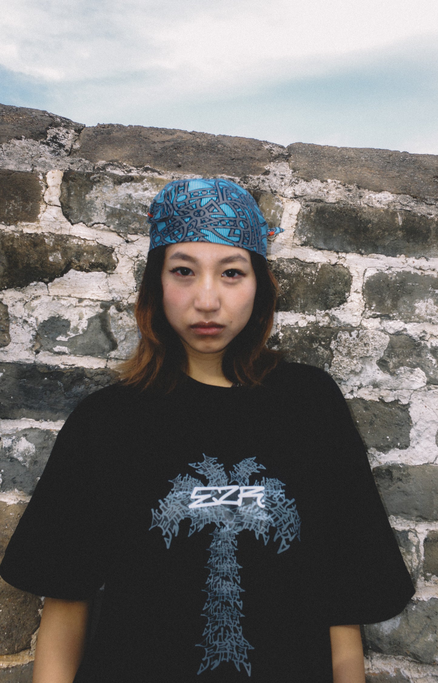 palm tee black