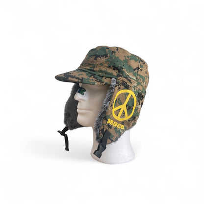 peace + love military cap