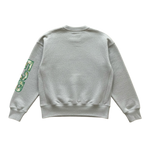 watercolour camo jumper grey