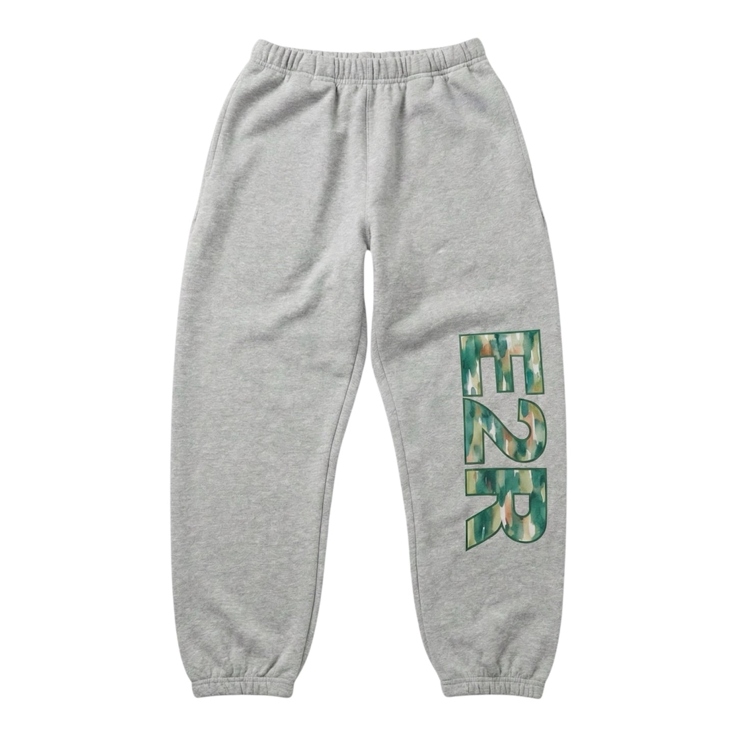 watercolour camo joggers grey