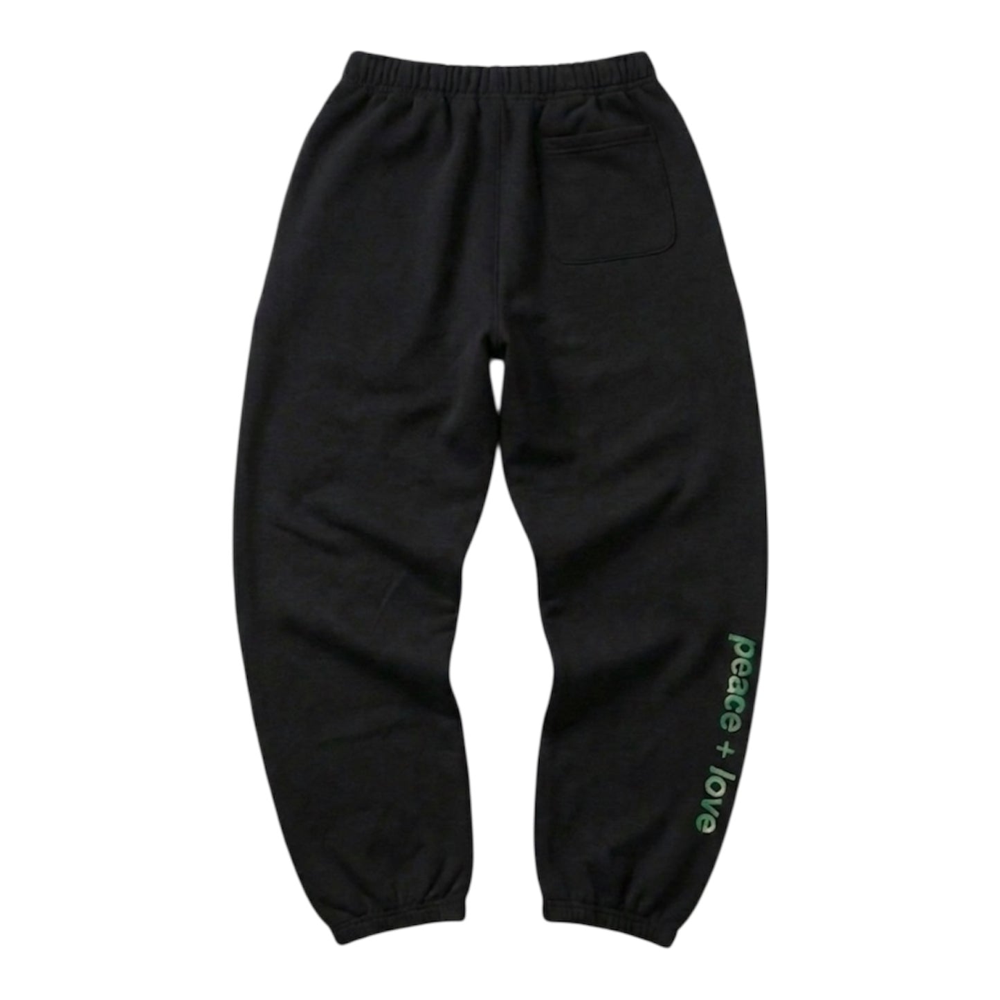 watercolour camo joggers black