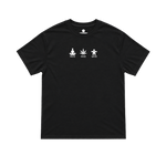 body mind spirit tee - black