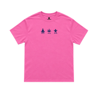 body mind spirit tee - pink
