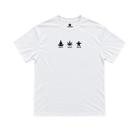 body mind spirit tee - white